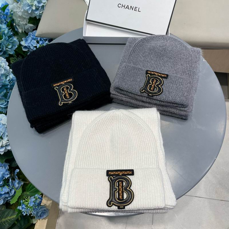 Burberry Scarf hat 2PCS 1017
